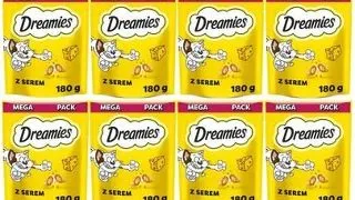 DREAMIES Mega Pack 8x180 g recompense pisici cu branza