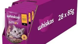 WHISKAS Adult plicuri in sos 28x85g cu miel si curcan pentru pisici adulte