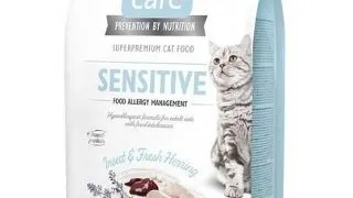 BRIT Care Grain-free Insect&amp;herring sensitive Hrana uscata fara cereale hipoalergenica pentru pisici cu tractul digestiv sensibil 7 kg