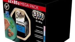 SHEBA Classic Ocean Selection Set hrana umeda pisici,cu peste alb, cod, somon si ton 32x85g
