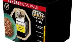 SHEBA Select Slices in Gravy Hrana pisica, in sos cu pasare, pui si curcan 32x85g