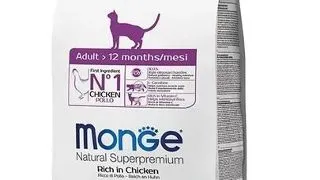 MONGE Cat Adult hrana uscata pentru pisici adulte, cu pui 400 g