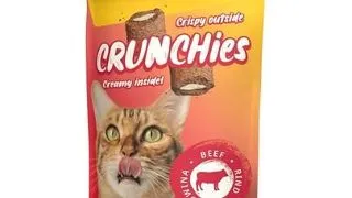 JOSERA Crunchies Beef 60 g recompense crocante pentru pisici, cu vita
