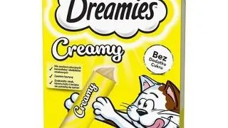 DREAMIES Creamy cu branza 4x10 g gustare cremoasa pisici
