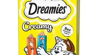 DREAMIES Creamy MEGA PACK cu pui si somon 12x10 g recompense pisici