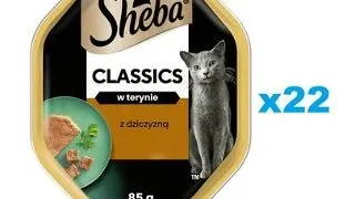 SHEBA Classics tavite 22x85 g hrana pentru pisica, cu vanat