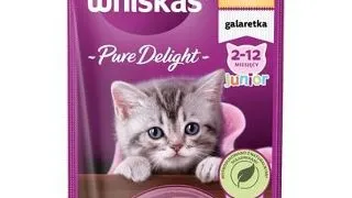 WHISKAS Junior pliculet pentru pisoi 85g pui in gelatina