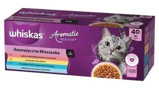 WHISKAS Adult Aromatic mix 40x85 g hrana in sos pentru pisici