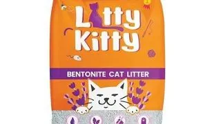 LITTY KITTY Nisip litiera pisica, bentonita, cu miros de lavanda 10 l (8 kg)