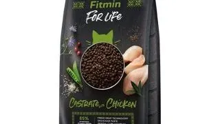 FITMIN Cat For Life Castrate Chicken 8 kg hrana completa pisici sterilizate, cu pui