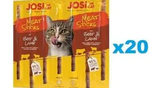 JOSERA JosiCat Meat Sticks batoane vita si miel pentru pisici 20x35g