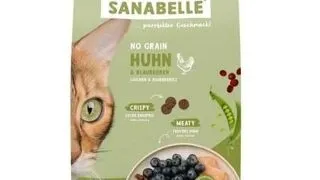 SANABELLE No Grain 400 g hrana completa fara cereale pentru pisici, cu pui