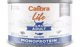 CALIBRA Cat Life Adult Salmon 200 g hrana monoproteica pentru pisici cu somon