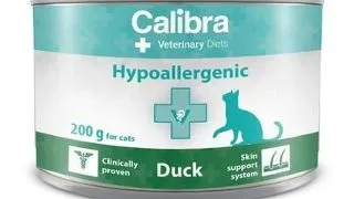 CALIBRA Veterinary Diet Cat Hypoallergenic Duck 200 g aliment dietetic pentru pisici