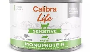 CALIBRA Cat Life Sensitive Rabbit 200 g cu iepure hrana pentru pisici sensibile