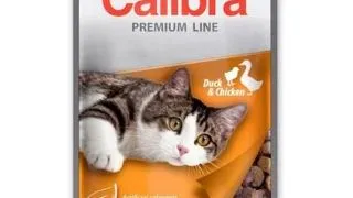 CALIBRA Cat Premium Line Adult Duck&amp;Chicken 100 g cu rata si pui hrana umeda pentru pisici