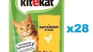 KITEKAT pui in sos 28x85 g hrana pisici adulte