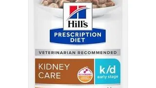 HILL'S Prescription Diet Feline k/d Kidney Care Early Stage cu pui 12x85g