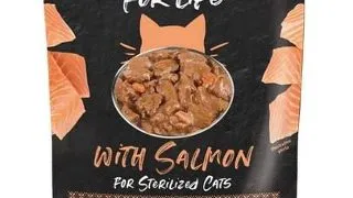 FITMIN For Life For Sterilized Cats Salmon 85g Hrana umeda pisici sterilizate, cu somon in sos