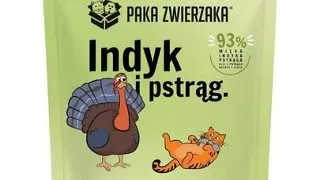 PAKA ZWIERZAKA Hrana uscata pentru pisici cu curcan si pastrav S 1,6 kg