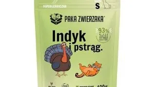 PAKA ZWIERZAKA Hrana uscata pentru pisici cu curcan si pastrav S 400 g