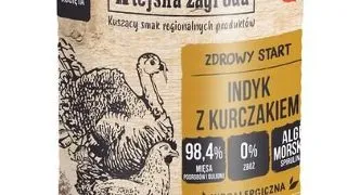 WIEJSKA ZAGRODA Conserva hrana pisoi, cu curcan si pui 400g