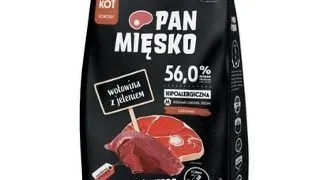 PAN MIESKO Sac de hrana pentru pisici, vita cu caprioara M 10 kg