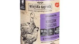 WIEJSKA ZAGRODA Conserva pui cu rata, pentru pisici 400 g