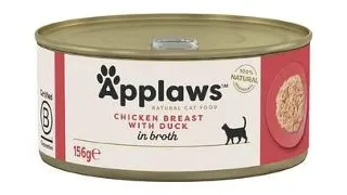 APPLAWS Cat Chicken Breast with Duck Mancare umeda pisica, cu pui si rata 156g