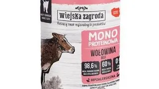 WIEJSKA ZAGRODA Hrana umeda monoproteica cu vita pentru pisici, 400 g