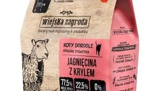 WIEJSKA ZAGRODA Hrana cu miel si kril pentru pisici 400 g
