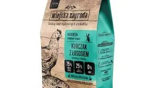 WIEJSKA ZAGRODA Hrana uscata pisoi, cu pui si somon 1,6kg