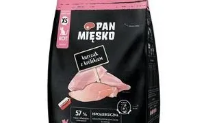 PAN MIESKO Pui cu iepure pentru pisoi crochete XS 400 g