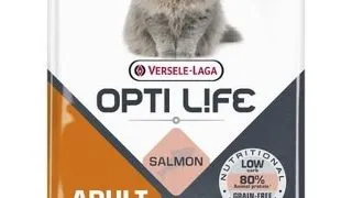 VERSELE-LAGA Opti Life Cat Adult Sensitive Salmon 1 kg hrana pisici adulte sensibile, cu somon