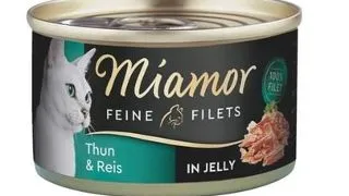 MIAMOR Hrana umeda pisici, file ton si orez in aspic 100 g