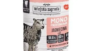 WIEJSKA ZAGRODA Hrana umeda monoproteica cu miel pentru pisici 400 g