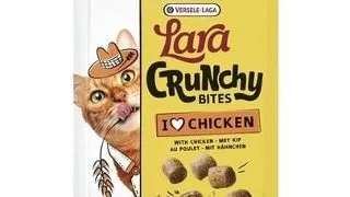 VERSELE-LAGA Lara Snack Crunchy Bites Chicken Happy Teeth 50g recompensa pentru igiena dentara a pisicilor