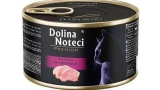 DOLINA NOTECI Premium Bogata in curcan hrana umeda pisici 185 g