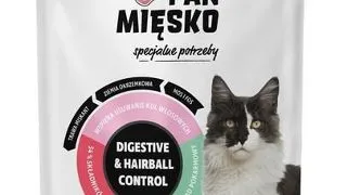 Pan Miesko Hrana uscata pentru pisici cu nevoi speciale, Digestive &amp; Hairball Control 800 g