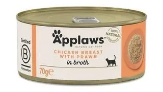 APPLAWS Cat Adult Chicken with Prawn in Broth 70 g pui si crevete in supa