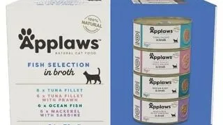 APPLAWS Cat Adult Fish Selection Multipack in Broth 24x70 g mix arome in supa