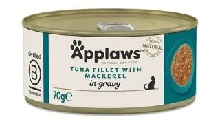 APPLAWS Cat Adult Tuna with Mackerel in Gravy 70 g