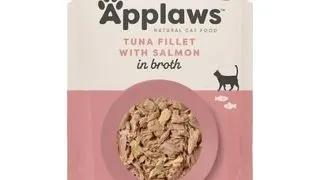 APPLAWS Cat Adult Pouch Ton cu somon in bulion 70 g