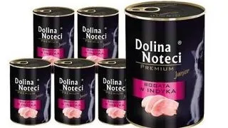 DOLINA NOTECI Premium Junior Conserve pentru pisoi, cu curcan 12x400 g