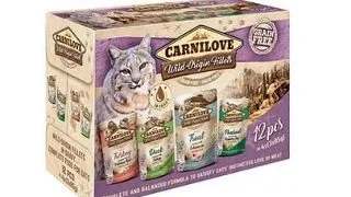 CARNILOVE Cat Multipack mix Hrana umeda pentru pisici adulte, mix de carne 12 x 85 g