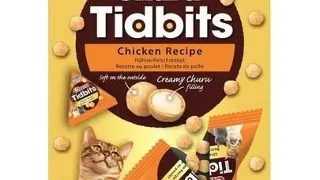 INABA Cat Churu Tidbits Reteta cu Pui 8×12 g gustari moi si cremoase cu pui pentru pisici