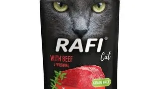 DOLINA NOTECI Rafi Cat mancare cu vita pentru pisica 300 g