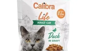 CALIBRA Cat Life Adult in sos cu rata 85 g hrana umeda pentru pisici adulte