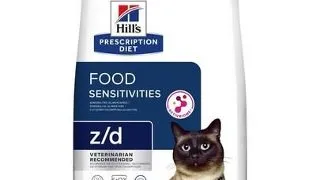 HILL'S Prescription Diet z/d Food Sensitivities Activ Biome 6kg pentru pisici cu sistem digestiv sensibil