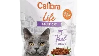 CALIBRA Cat Life pouch Adult Veal vitel in sos 85g hrana umeda pisici